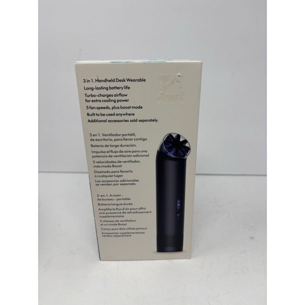 Dyson Hushjet Portable Mini Cool Fan Ink/Cobalt NEW